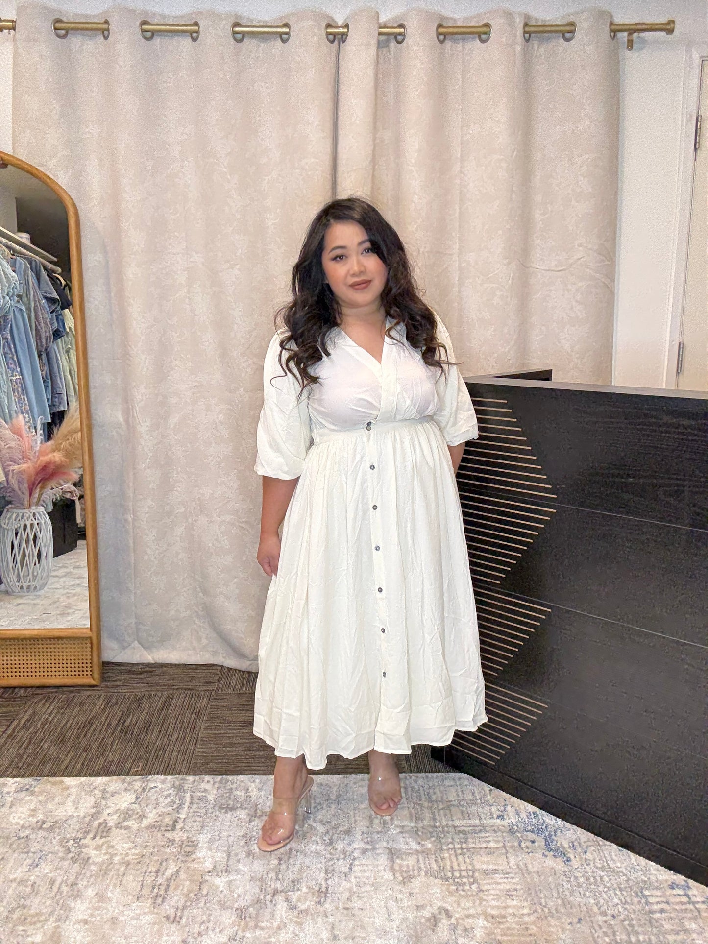 Cream Dress