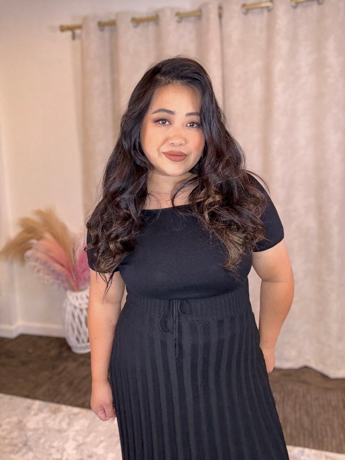 Black Knit Dress