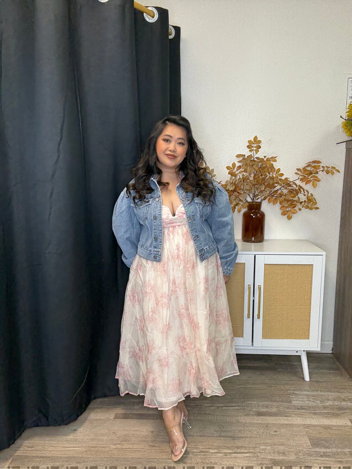 Pink Floral Dress