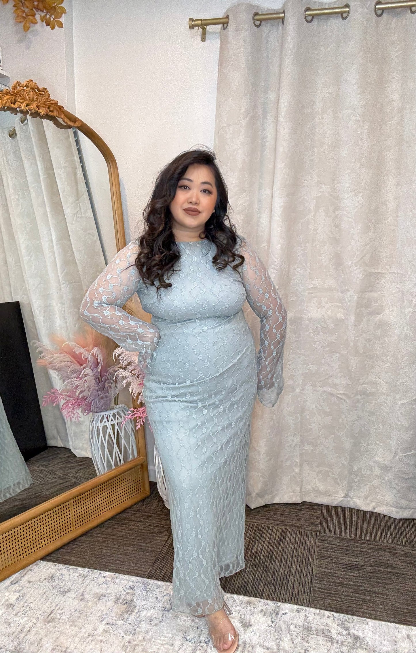 Blue Lace Dress