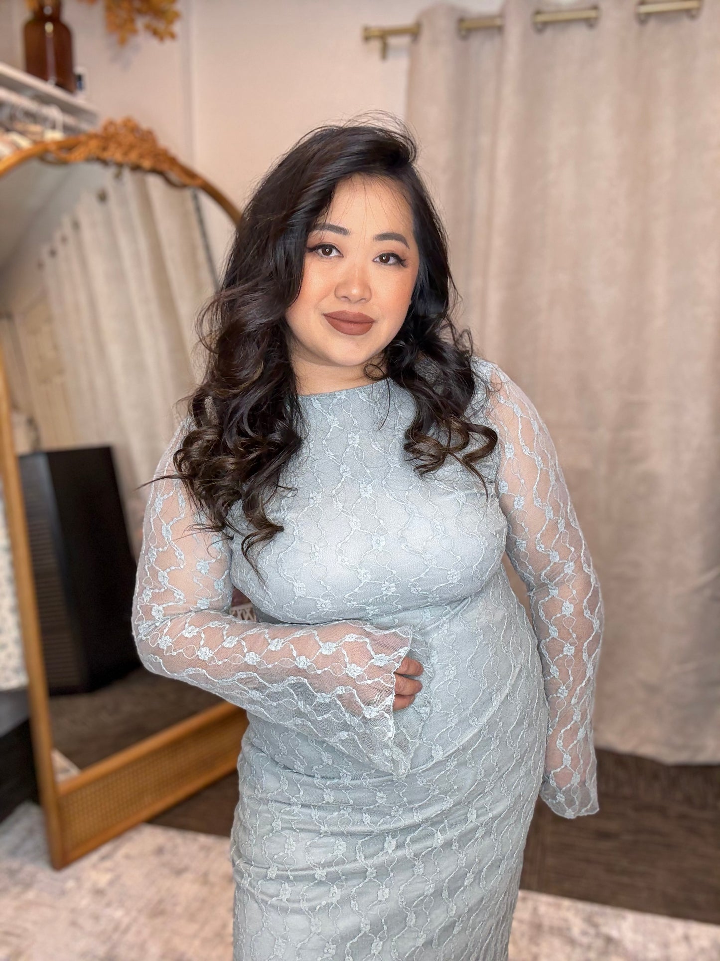 Blue Lace Dress