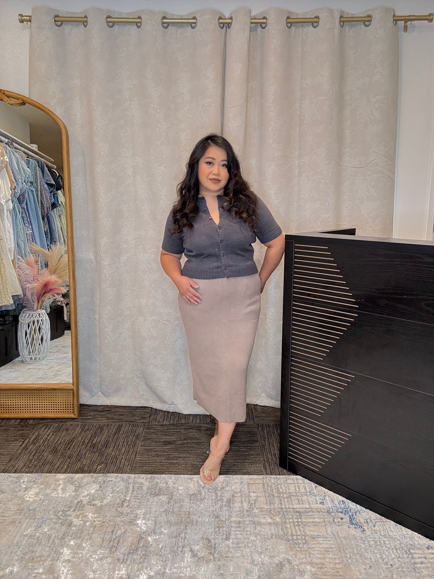 Ribbed Skirt