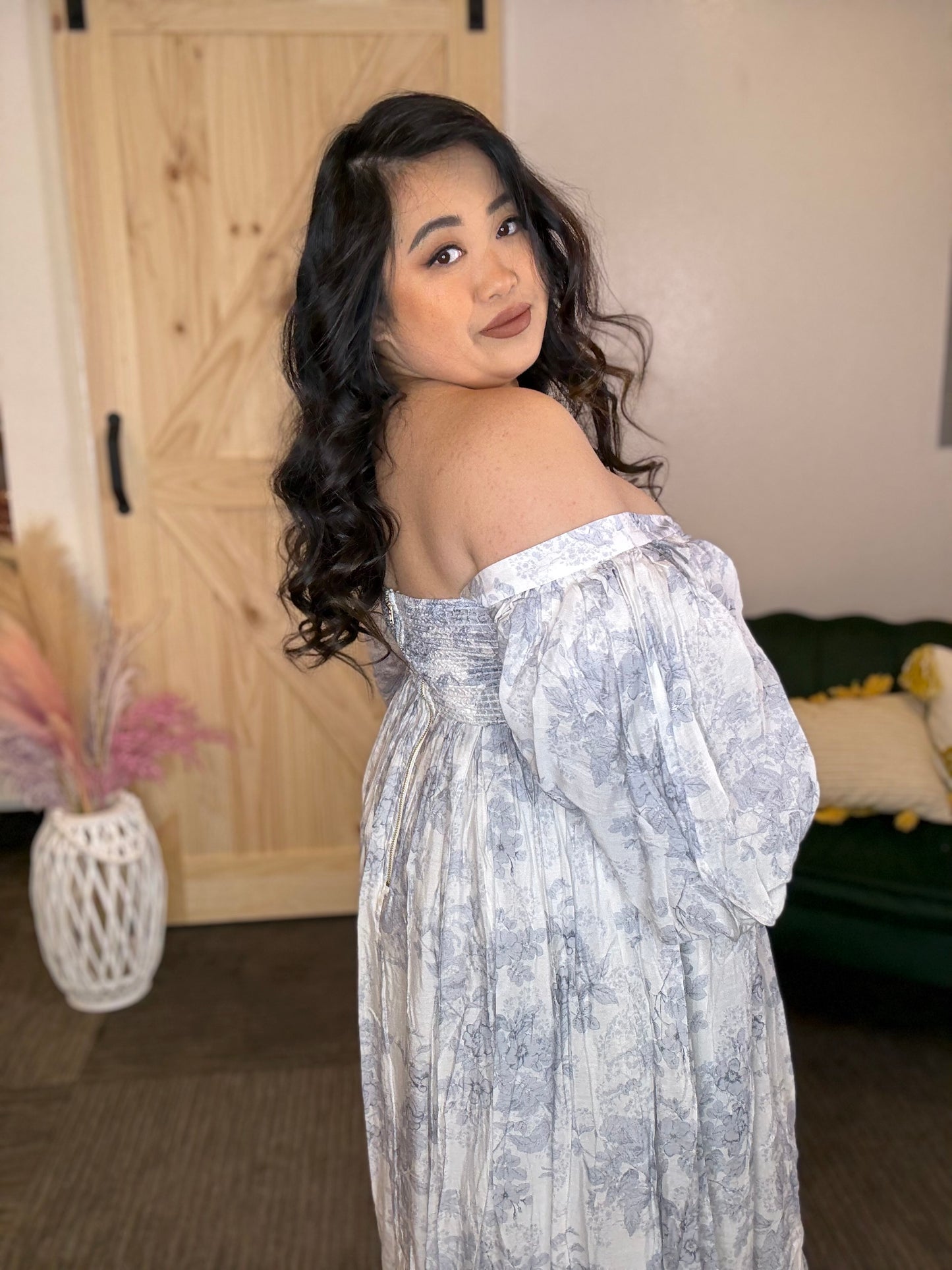 Blue Floral Dress