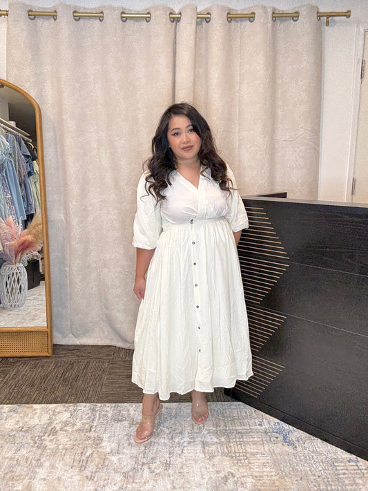 Cream Dress