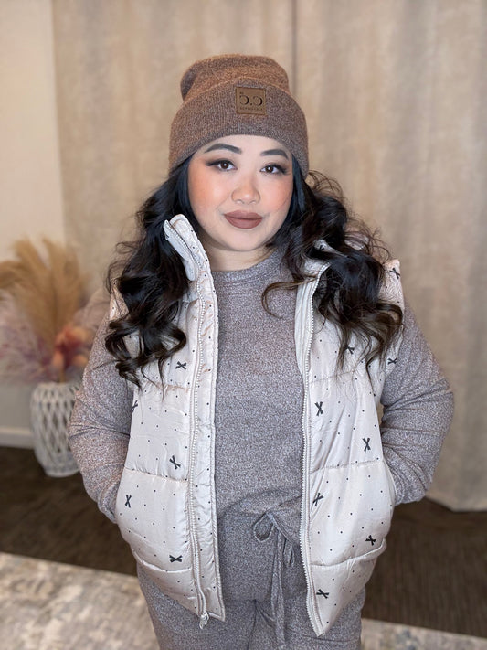 Bow Puffer Vest