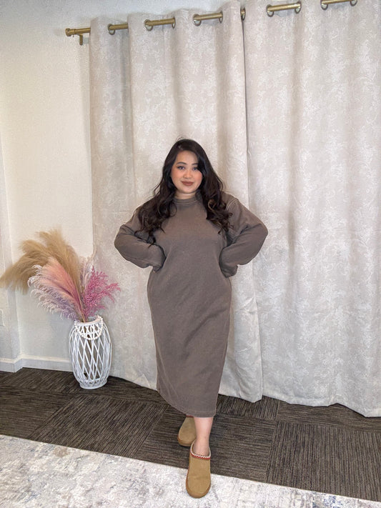 Sweater Fleece Dress