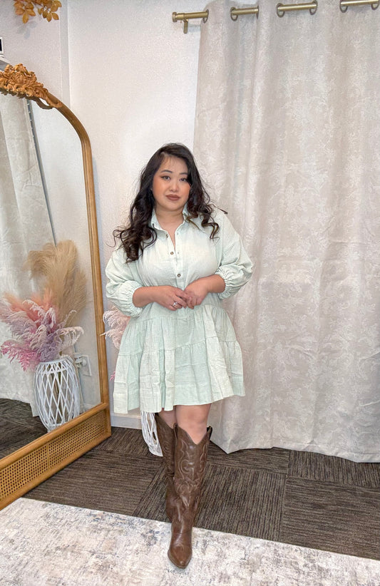 Gauze Babydoll Dress