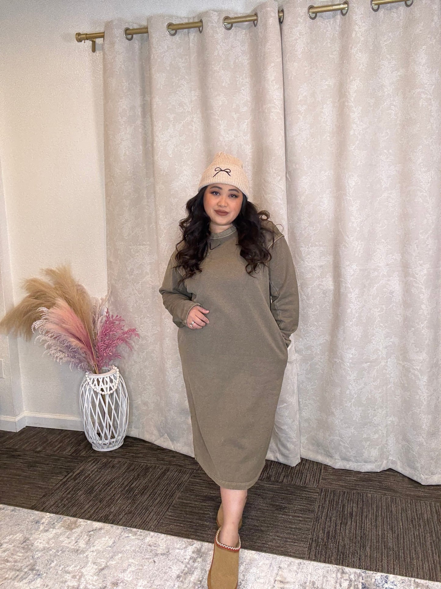 Sweater Fleece Dress