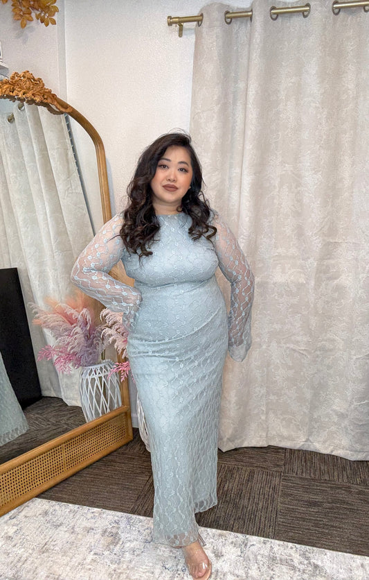Blue Lace Dress