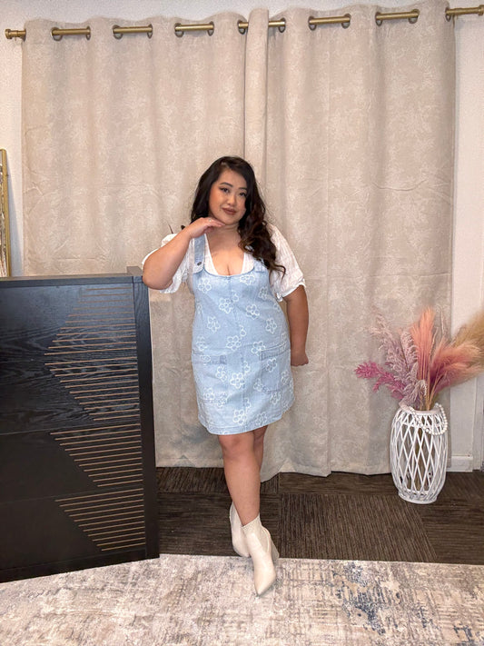 Denim Overall Skirt
