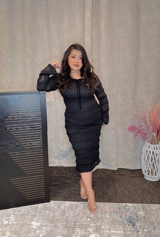 Black Lace Dress