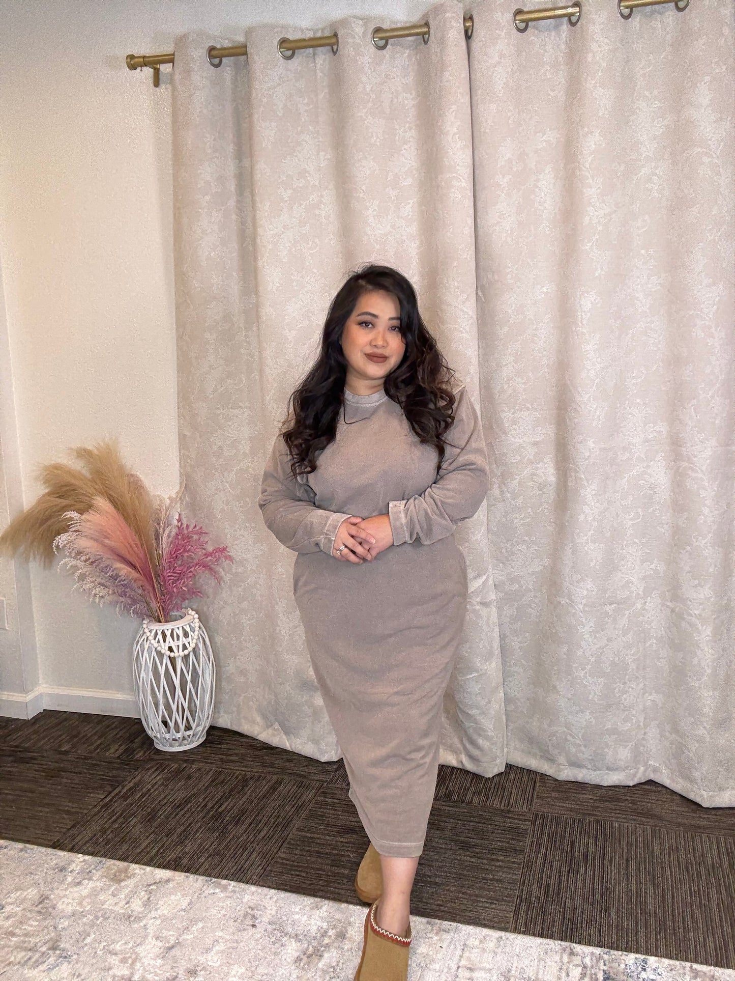 Sweater Fleece Dress