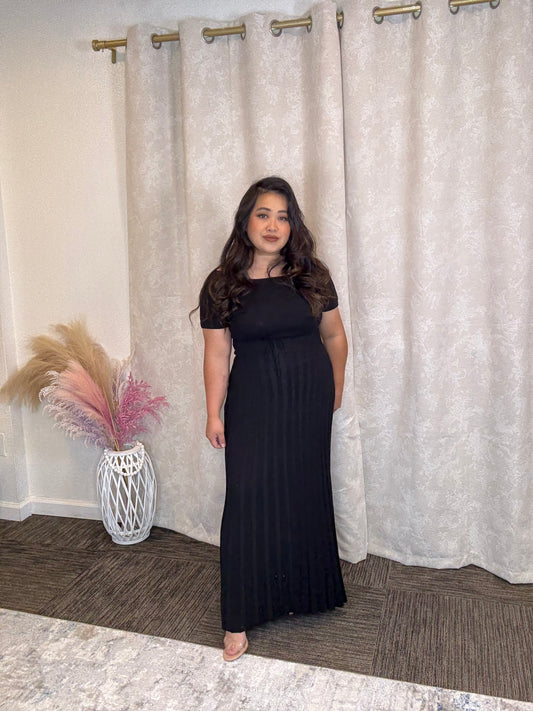 Black Knit Dress